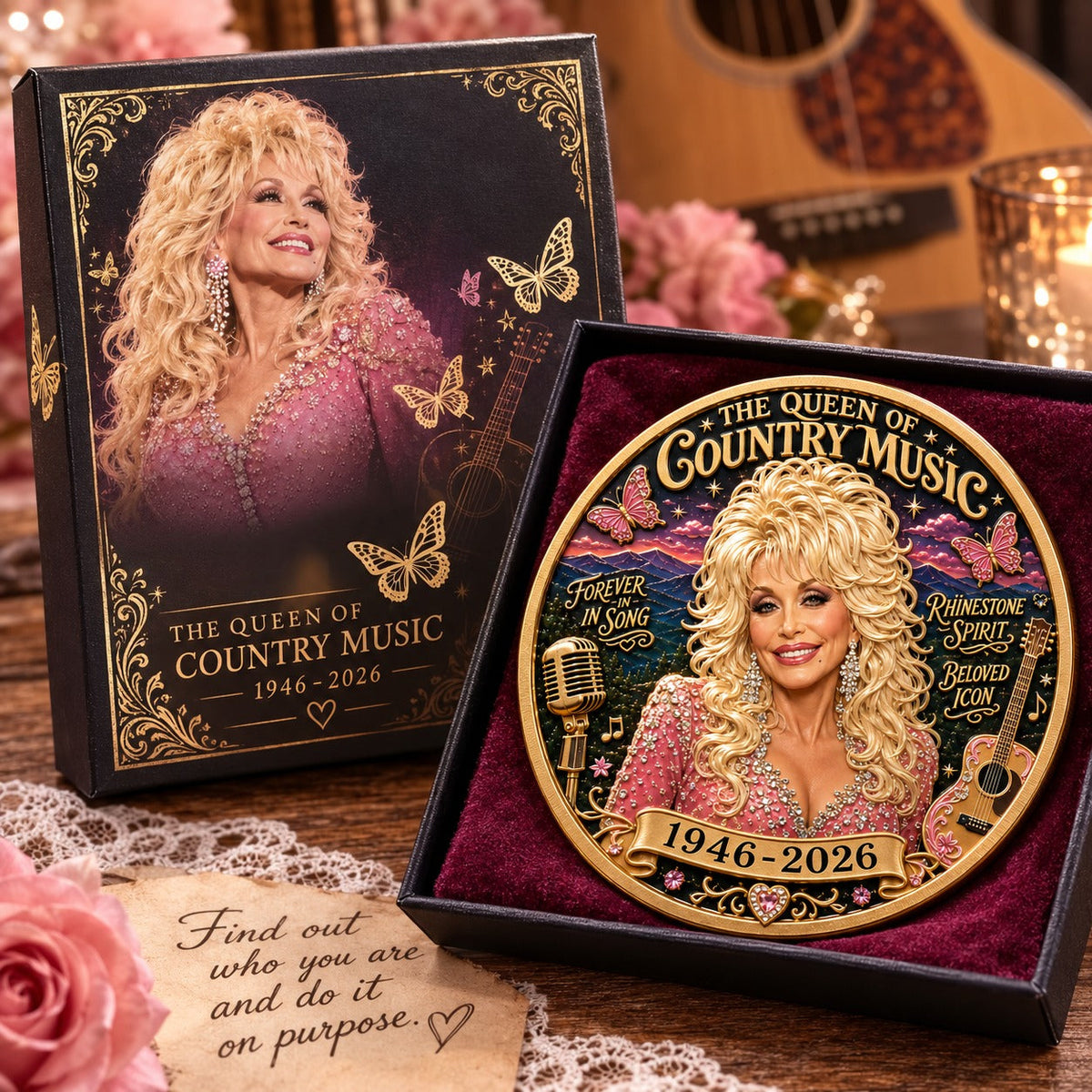 Last Day Promo: 50% OFF🎸🦋Queen of Country Music Memorial Commemorative Coin