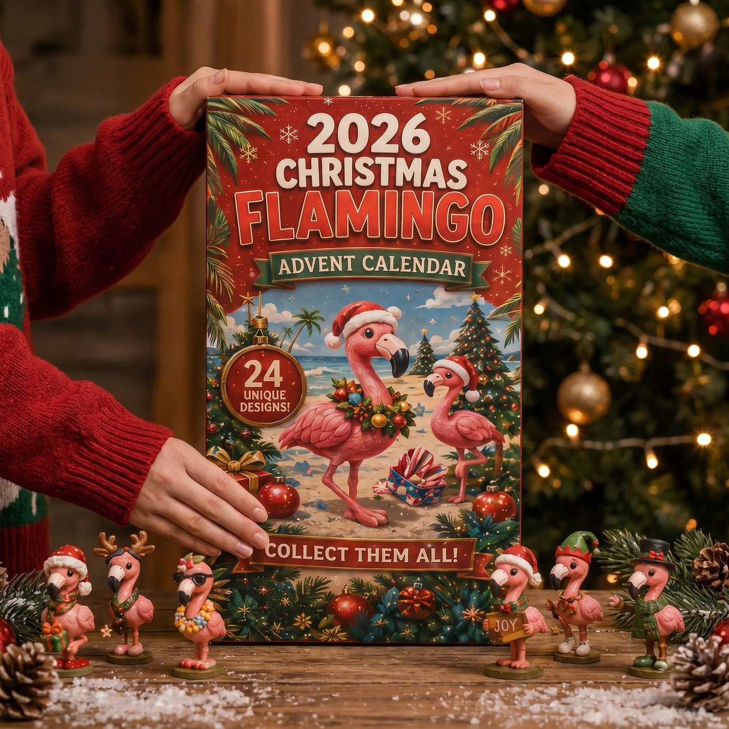 🦩 2026 Christmas Flamingo Advent Calendar– Every Day Brings New Surprises 🎄✨