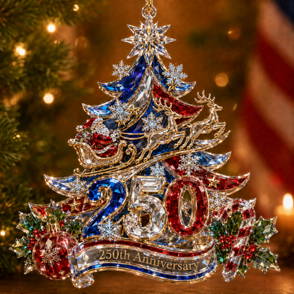 🔥Last 30pcs✨⏰ Limited anniversary edition✨49% OFF!🔥250th Anniversary Crystal Christmas Tree