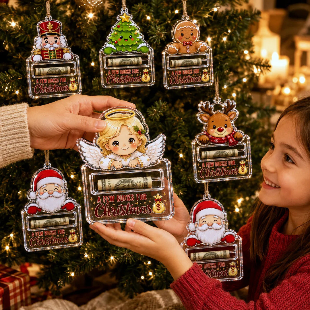 🔥Last Day 50% OFF🎄Crystal Acrylic Money Holder Ornament