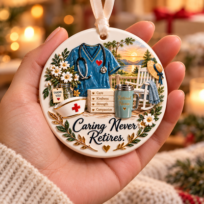 🎉 Retirement Career Ornament