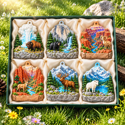 National Parks Acrylic Ornament Gift Set