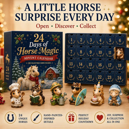 ⏰Limited Stock 50% OFF - 🎄 🐴2026 Horse Advent Calendar | 24 Days of Horse Magic🎁