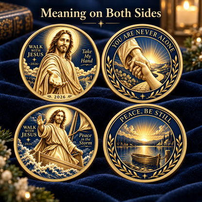 2026 Walk with Jesus Coin Collection – 6 Double-Sided Keepsakes of Faith, Hope & Love