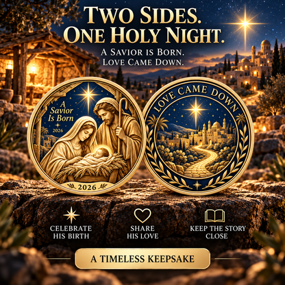 2026 Walk with Jesus Coin Collection – 6 Double-Sided Keepsakes of Faith, Hope & Love