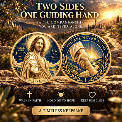 2026 Walk with Jesus Coin Collection – 6 Double-Sided Keepsakes of Faith, Hope & Love