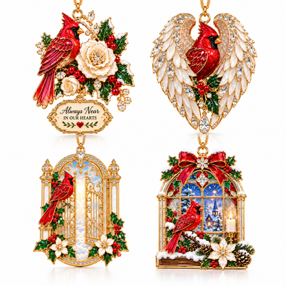 🎅 2026 Christmas Gift 50% Off--Cardinal Christmas Ornament –  Red Bird Holiday Keepsake, Meaningful Memorial Gift for Family & Loved Ones