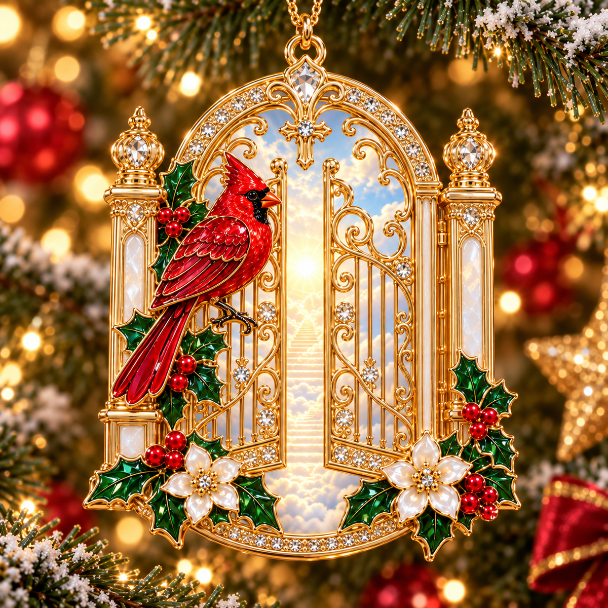 🎅 2026 Christmas Gift 50% Off--Cardinal Christmas Ornament –  Red Bird Holiday Keepsake, Meaningful Memorial Gift for Family & Loved Ones