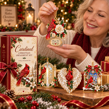 🎅 2026 Christmas Gift 50% Off--Cardinal Christmas Ornament –  Red Bird Holiday Keepsake, Meaningful Memorial Gift for Family & Loved Ones