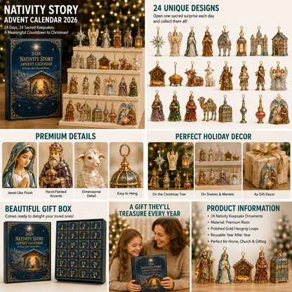 🎅🎅 2026 Christmas Gift 50% Off--✨🎄 2026 Nativity Story Advent Calendar – 24 Days of Sacred Christmas Surprises