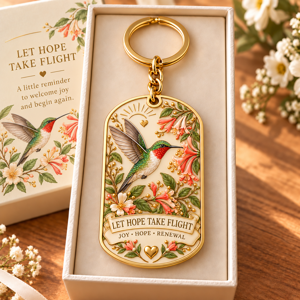🕊️ "Feathered Messengers" Enamel Bird Keepsake Keychain | A Pocket-Sized Hug