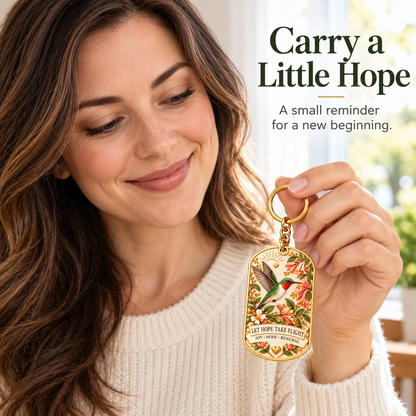 🕊️ "Feathered Messengers" Enamel Bird Keepsake Keychain | A Pocket-Sized Hug