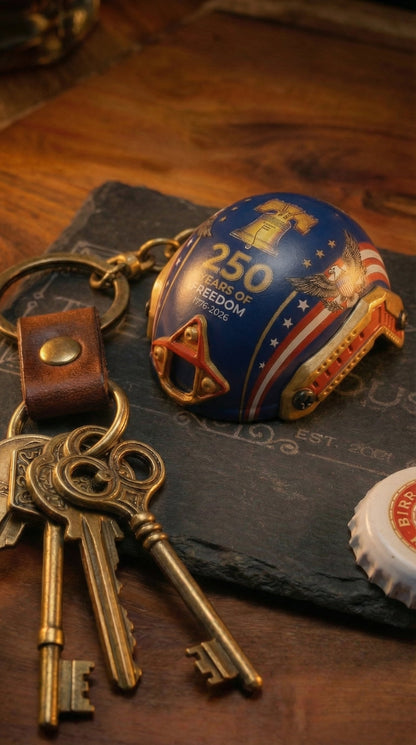 🔥Miniature military helmet-shaped bottle opener key | 250th Anniversary Edition 🇺🇸