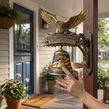 Vintage American Bicentennial Eagle Doorbell 250th Anniversary