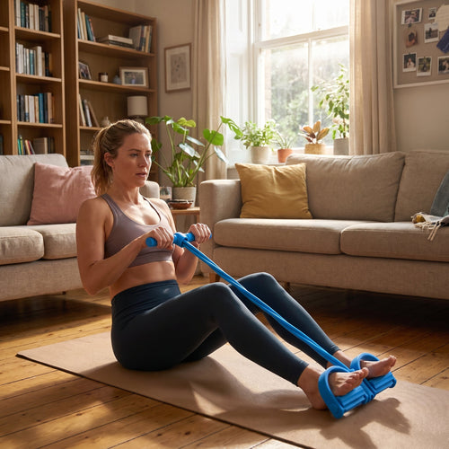 8-Tube Pedal Resistance Band | Your At-Home Full-Body Workout Solution
