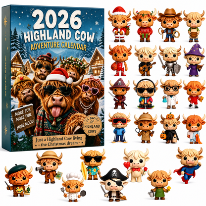 2026 Highland Cow Advent Calendar