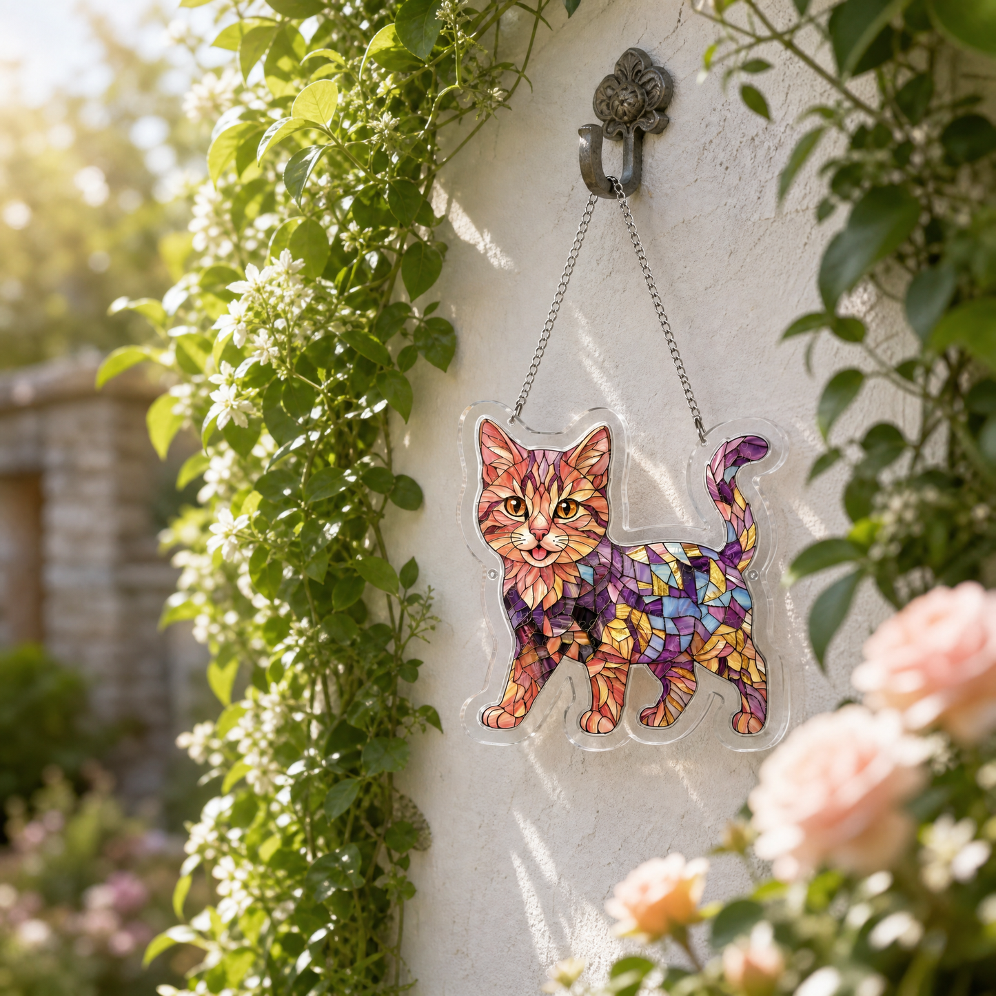 DIY Acrylic Cat Puzzle Suncatcher – Colorful Window Hanging Decor For Cat Lovers