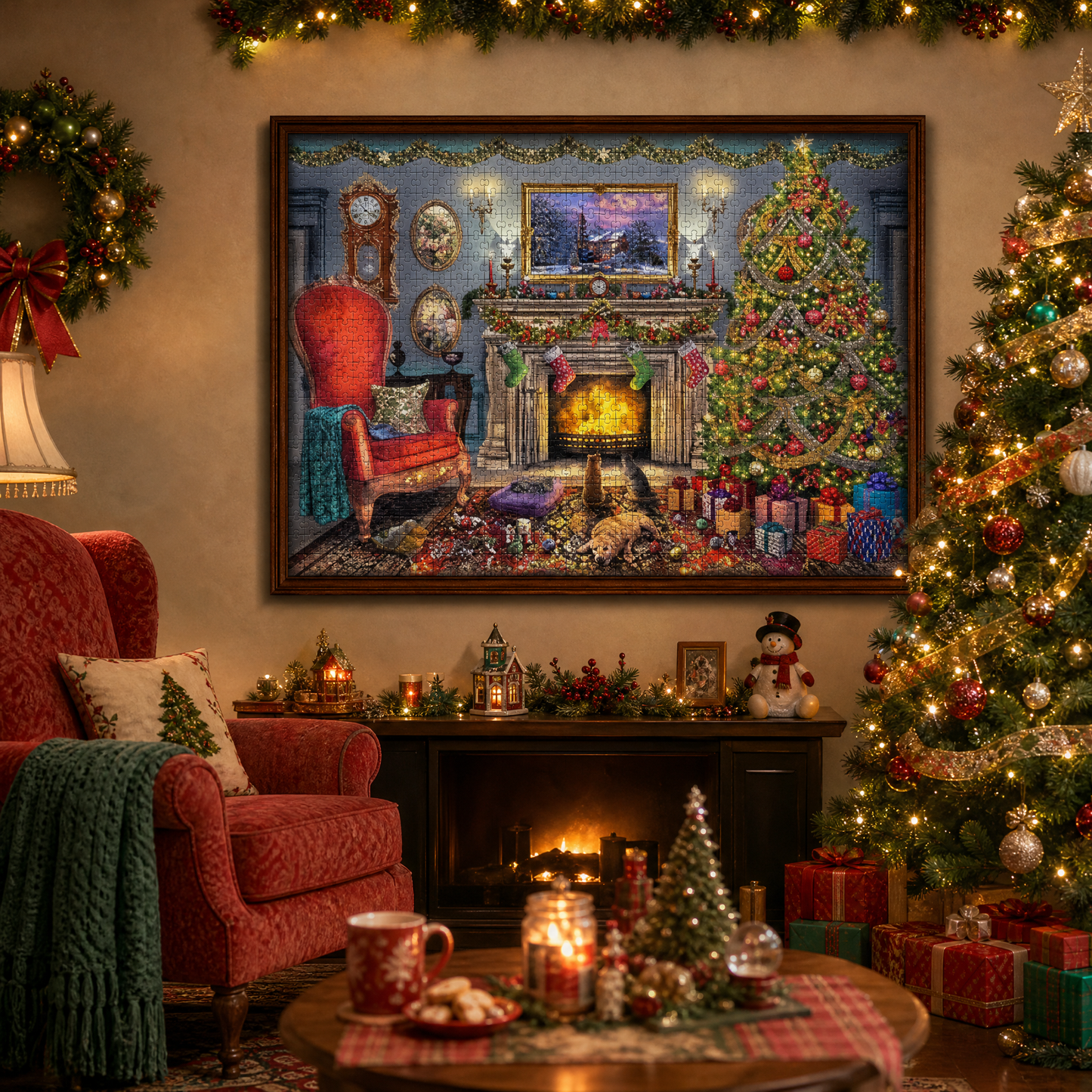🎅🧩Christmas Advent Calendar Jigsaw Puzzle 1000pcs🧩🎅