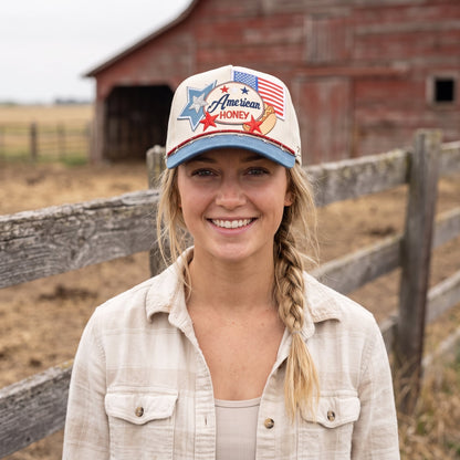 🇺🇸 American Honey Cap – A Retro Hat Made for True American Spirit
