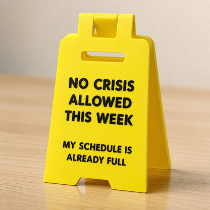 Funny Office Desk Sign