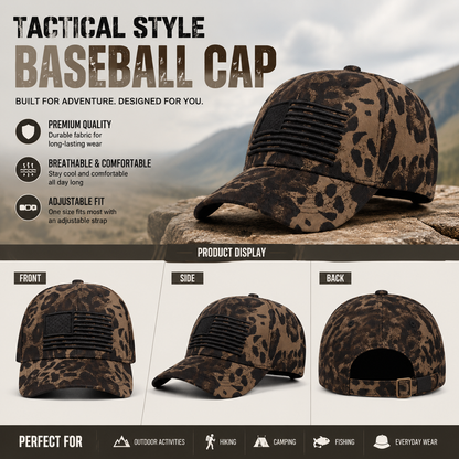 American Flag Baseball Cap