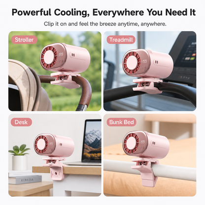 🎁Last Day 50% OFF🔥Portable Clip-On Waist Cooling Fan | Semiconductor Cooling & 199 Speed Levels