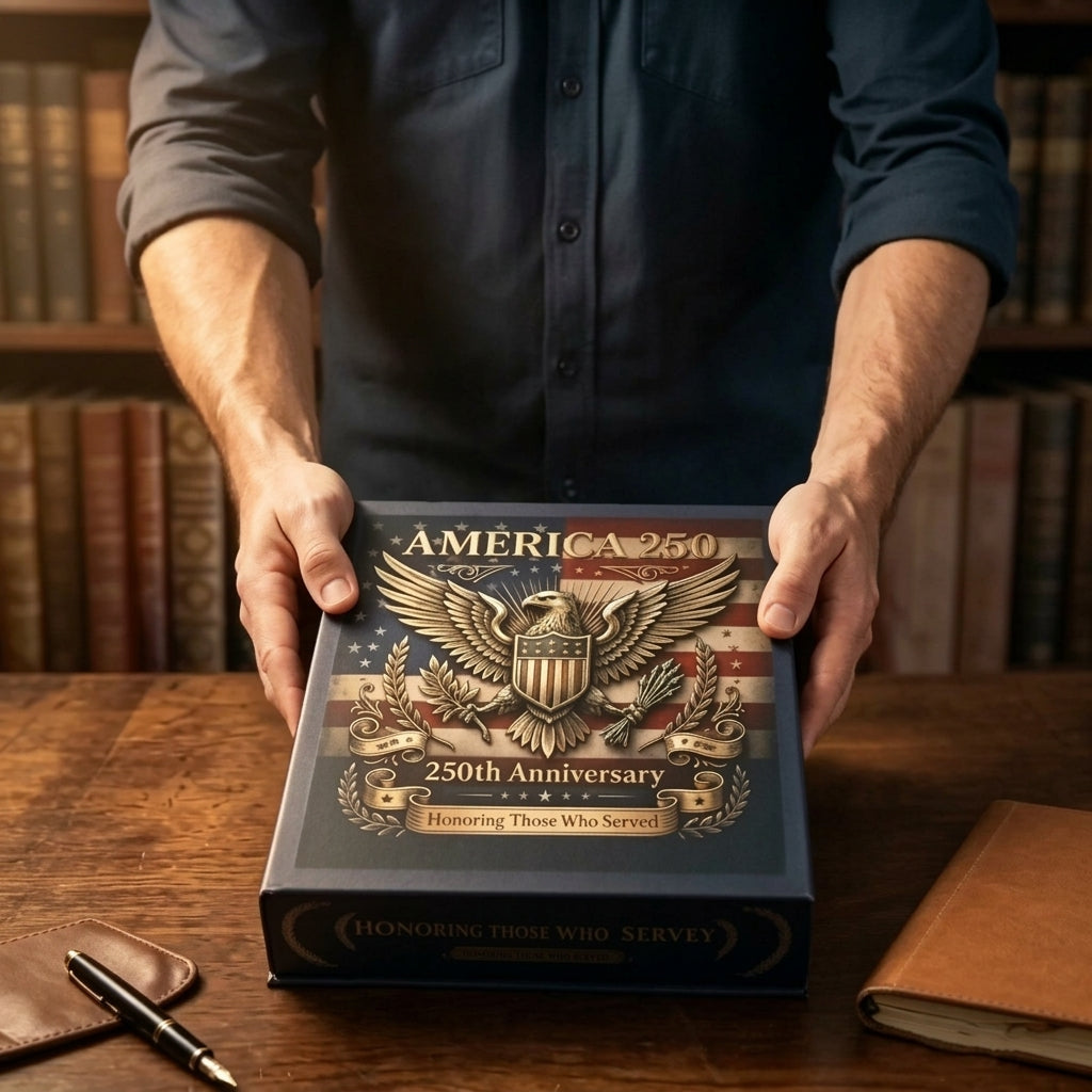 🔥LAST DAY 50% OFF✨9PCS USA 250th Anniversary Commemorative Coin Gift Set