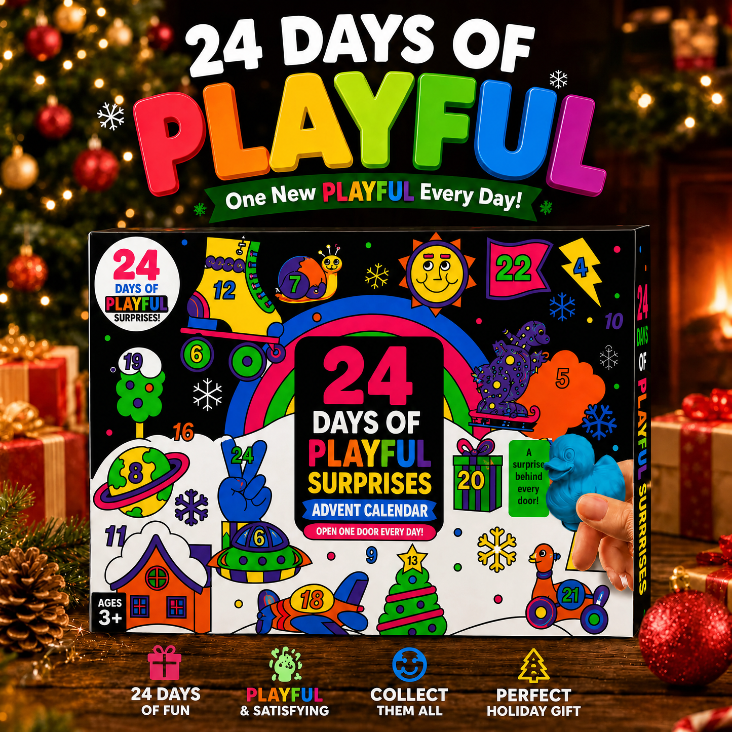 🎄 24-Day Squishy Advent Calendar – A New Surprise Every Day 🎁