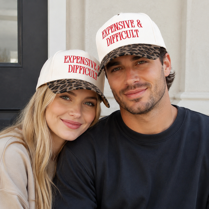 Expensive & Difficult Two-Tone Trucker Hat | Unapologetic Vibe For Girls