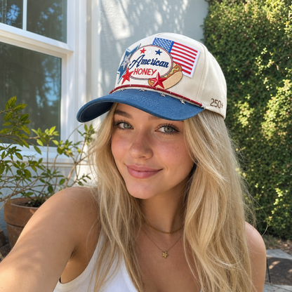 🇺🇸 American Honey Cap – A Retro Hat Made for True American Spirit