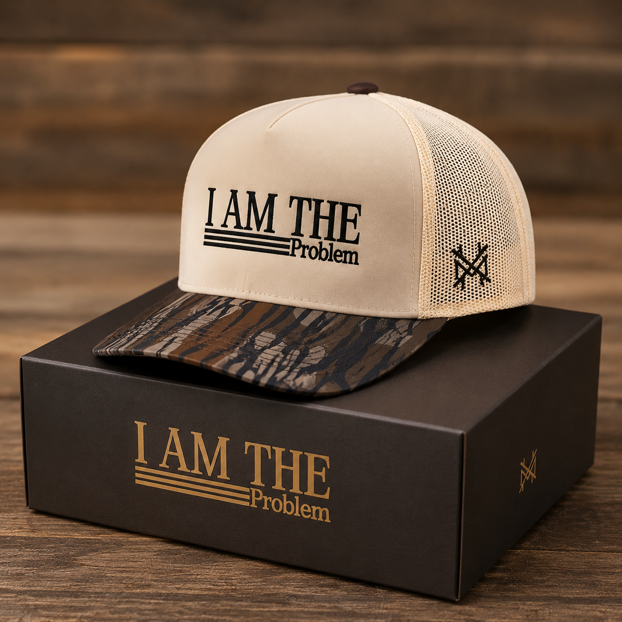 I Am The Problem Trucker Hat – Funny Mesh Snapback Cap for Men & Women