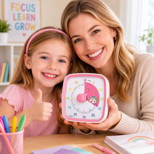 ⏰Limited 50% Discount！Cute Cartoon Visual Timer For Kids Time Management