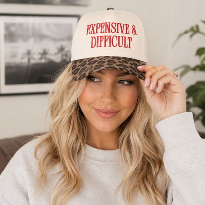 Expensive & Difficult Two-Tone Trucker Hat | Unapologetic Vibe For Girls