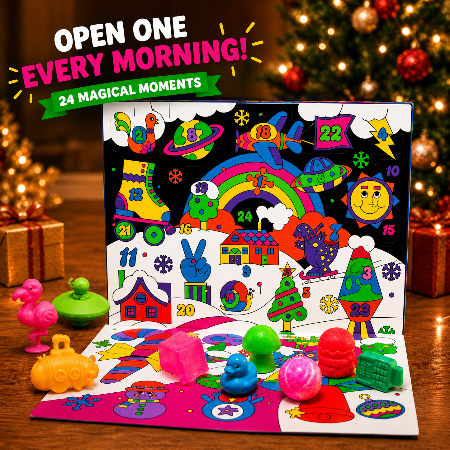 🎄 24-Day Squishy Advent Calendar – A New Surprise Every Day 🎁
