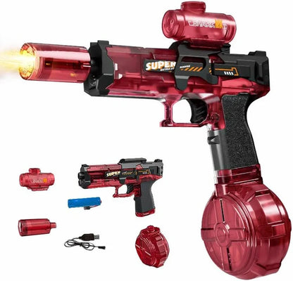 Ultimate Battle Powerful Electric Water Gun, Automatic Squirt Gun with Glowing Muzzle