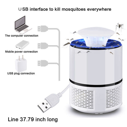 LAST DAY SALE 49% OFF 🔥 USB POWER MOSQUITO KILLER LED LIGHT LAMP PEST CONTROL