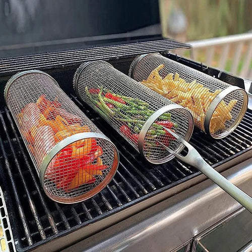 40% OFF🔥🔥-Rolling BBQ Basket