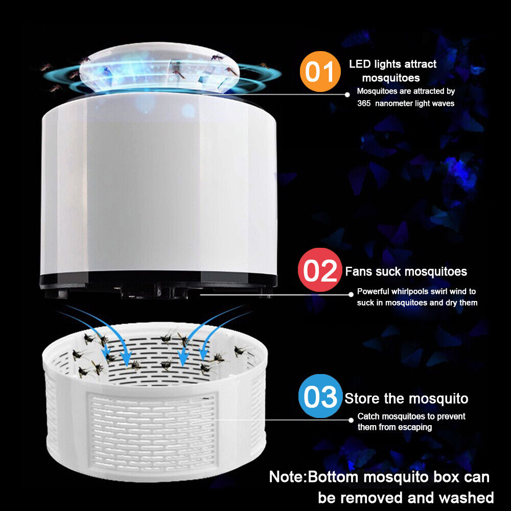 LAST DAY SALE 49% OFF 🔥 USB POWER MOSQUITO KILLER LED LIGHT LAMP PEST CONTROL