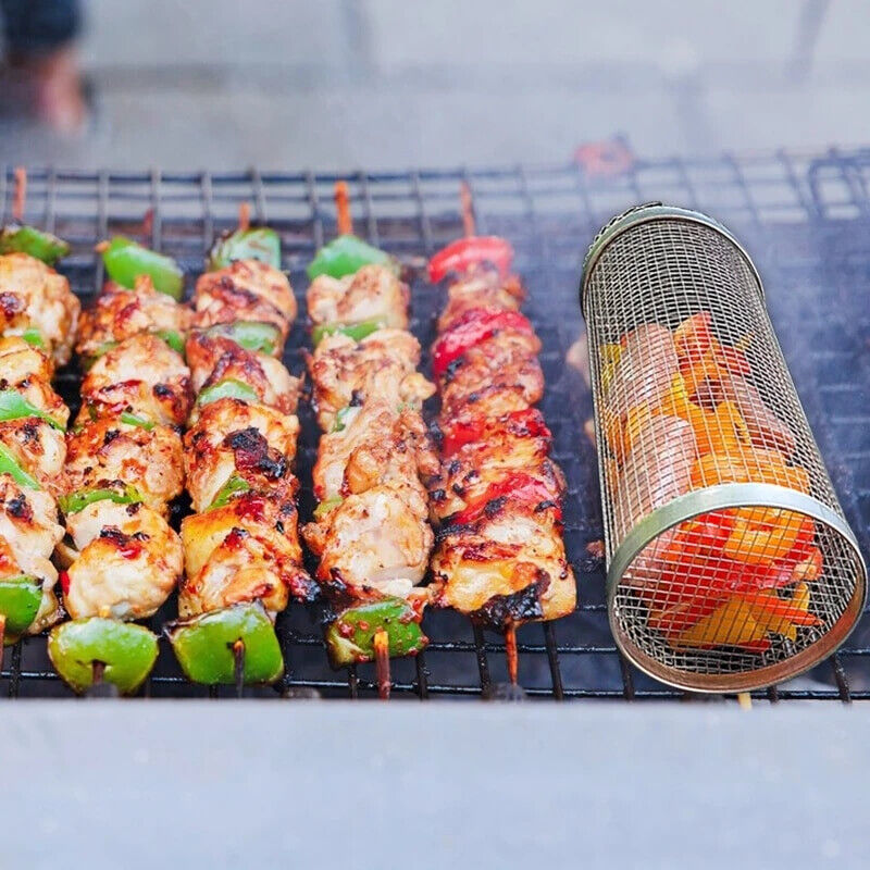 40% OFF🔥🔥-Rolling BBQ Basket