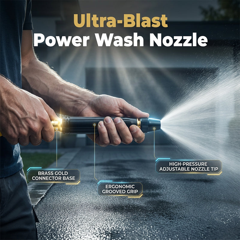 🔥Home high-pressure car wash water gun , a must-have for watering plants and vegetables, and car washing👍💦